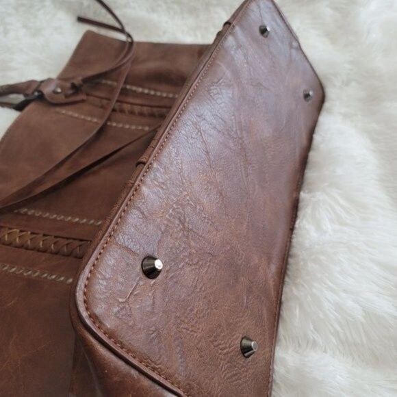 Antik Kraft leather shoulder tote bag - Picture 3 of 16